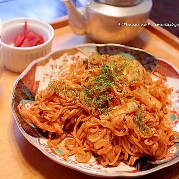 キムチやきそば*日清焼きそば